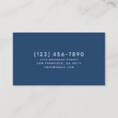 Blauwdruk Home Building Architect Bouw Visitekaartje (Achterkant)