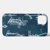Blauwdruk IV Case-Mate iPhone Case (Achterkant (horizontaal))