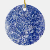 Blauwdruk Keramisch Ornament (Voorkant)