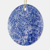 Blauwdruk Keramisch Ornament (Links)
