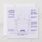 Blauwdruk kerstkaart (Voorkant)