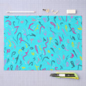 Blauwdruk met 90s-sfeer tissuepapier (Craft)