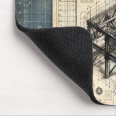 Blauwdruk ontwerp - Architect's Decor Muismat (Hoek)