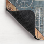 Blauwdruk ontwerp - Architect's Decor Muismat (Hoek)