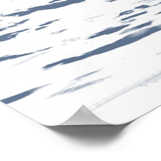 Blauwdruk Poster (Hoek)