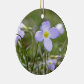 Blauwdruk - Quaker Dames Keramisch Ornament (Rechts)