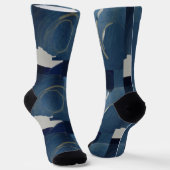 blauwdruk sokken (Gebogen)