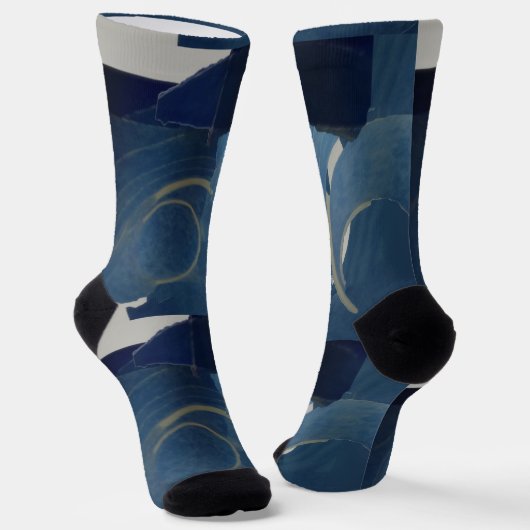 blauwdruk sokken (Gebogen)