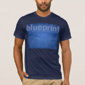 Blauwdruk T-shirt (Voorkant)