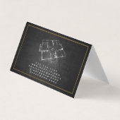 Blauwdruk Top Uitzicht Visitekaartje (Achterkant)