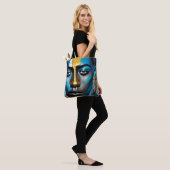 Blauwdruk Tote Bag (Op model)