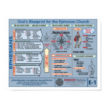 BLAUWDRUK VAN 8,5 X 11 INCH VOOR EFESIANS