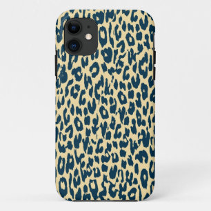 blauwdruk van bladluipaard Case-Mate iPhone case