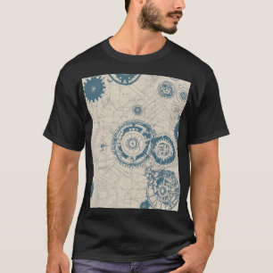 Blauwdruk Versnellingen Architectuur Structurele I T-shirt