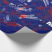 Blauwdruk voor een Britse vlag van de Unie Cadeaupapier (Hoek)