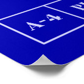 Blauwdruk voor een Cosmopolitan Poster (Hoek)