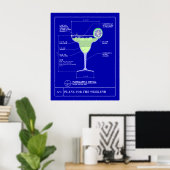 Blauwdruk voor een Margarita Poster (Thuiskantoor)