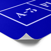 Blauwdruk voor Martini Poster (Hoek)