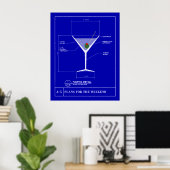 Blauwdruk voor Martini Poster (Thuiskantoor)