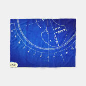 Blauwdrukdiagram nr. 327 fleece deken (Voorkant (Horizontaal))