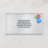 Blauwdrukken | Bouw bouwservices Visitekaartje (Achterkant)