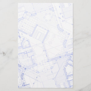 Blauwdrukken Briefpapier