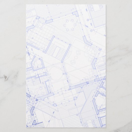 Blauwdrukken Briefpapier (Voorkant)