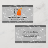 Blauwdrukken | Carpentry Logo Visitekaartje (Voorkant / Achterkant)