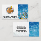 Blauwdrukken | Gereedschap voor het timmeren van b Visitekaartje (Voorkant / Achterkant)