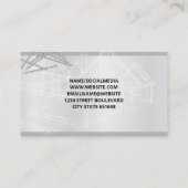 Blauwdrukken | Hamer en nagels Visitekaartje (Achterkant)