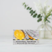 Blauwdrukken | Hardhat | Bouw Visitekaartje (Staand voorkant)