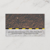 Blauwdrukken | Hardhat | Bouw Visitekaartje (Achterkant)