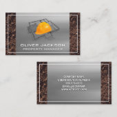 Blauwdrukken | Hardhat Visitekaartje (Voorkant / Achterkant)