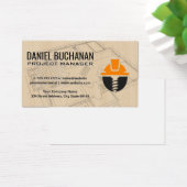 Blauwdrukken | Hout | Bouwnijverheid Logo Visitekaartje (Bureau)