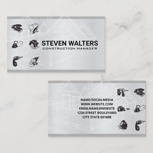 Blauwdrukken | Krachtige Hulpmiddelen Visitekaartje