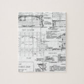 Blauwdrukken Legpuzzel (Verticaal)