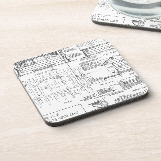 Blauwdrukken Onderzetter (Linkerzijde)