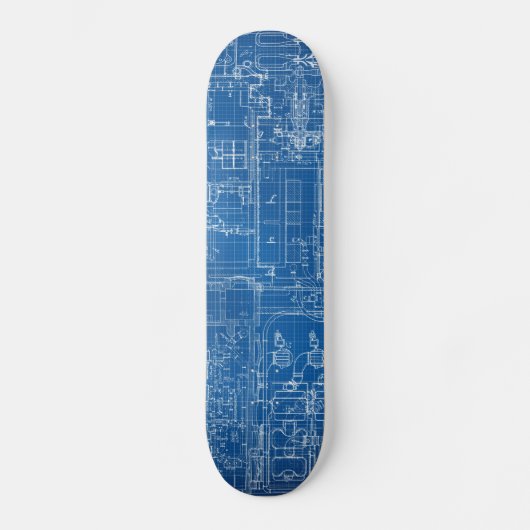 Blauwdrukken Persoonlijk Skateboard (Voorkant)