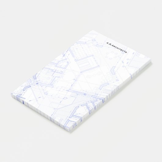 Blauwdrukken Post-it® Notes (Schuin)