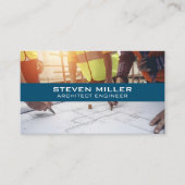 Blauwdrukken van architecteningenieurs | Bouw Visitekaartje (Voorkant)