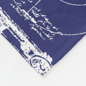 Blauwdrukken van Da Vinci // Fleece Deken (Hoek)