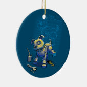 Blauwdrukken voor een Bestie Keramisch Ornament (Rechts)