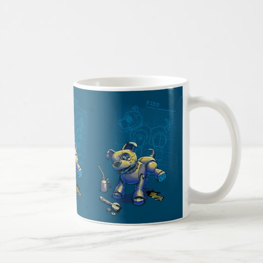 Blauwdrukken voor een Bestie Koffiemok (Rechts)