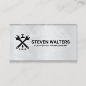 Blauwdrukken | Wrench en spout Logo Visitekaartje (Voorkant)