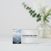 Blauwdrukken | Zonnepaneel Visitekaartje (Staand voorkant)