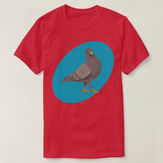 Blauwduif T-shirt (Design voorkant)