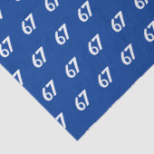 Blauwe 67 Meme  Tissuepapier (Detail)