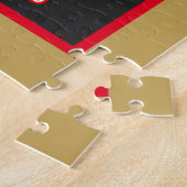 Blauwe aangepaste snelheidshop legpuzzel (Zijkant)