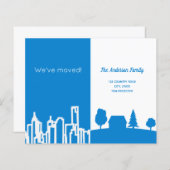 Blauwe aankondiging van begrotingspost (Voorkant / Achterkant)