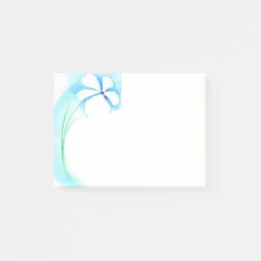 Blauwe aantekeningen post-it® notes (Voorkant)